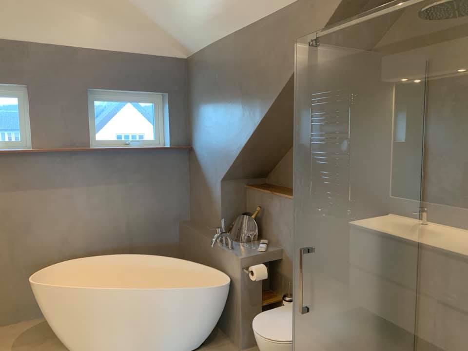 Microcement. Kit för badrum